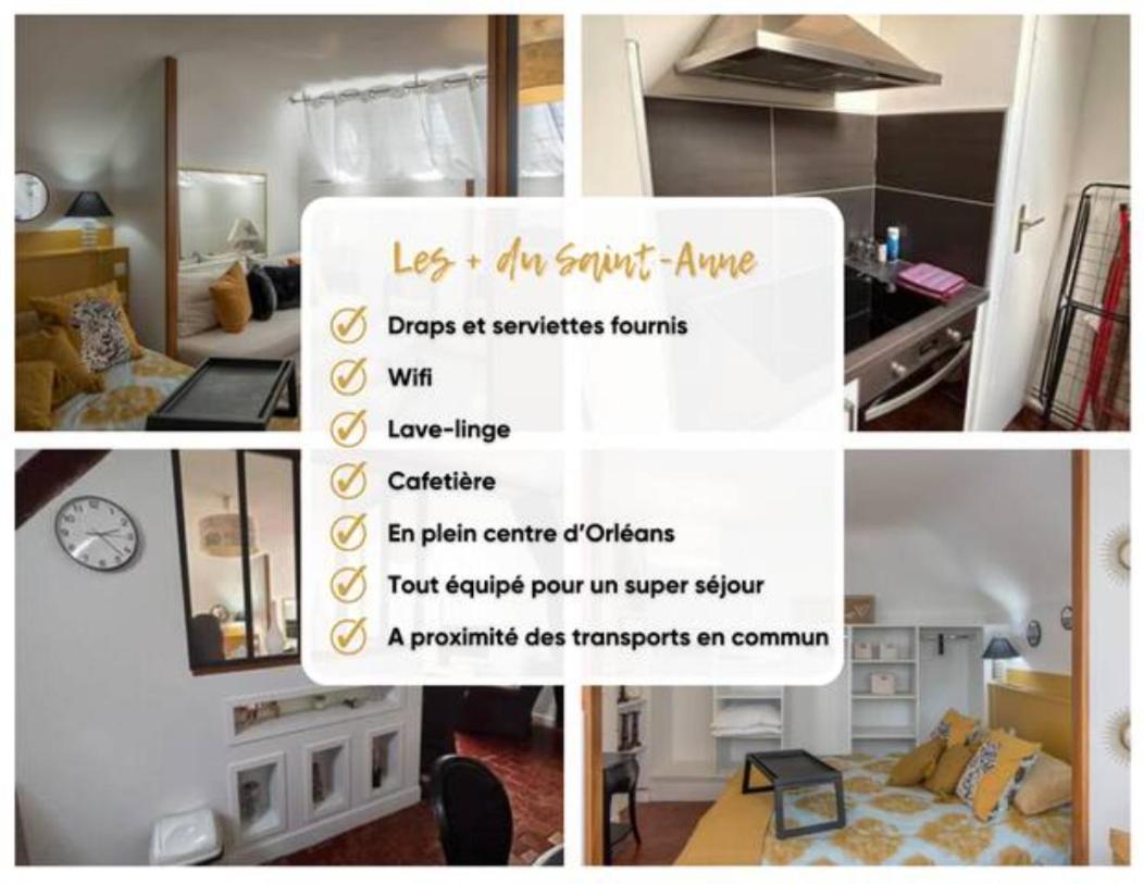 Ferienwohnung Le Sainte Anne *Studio* Orléans Exterior foto